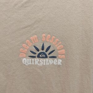 Quiksilver Beige Graphic T-Shirt